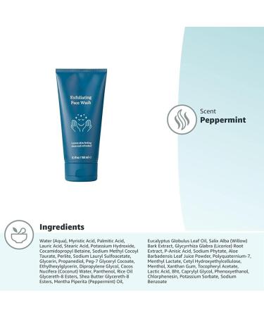 Exfoliant Face Wash Face Wash for Men Facial Soap 507oz gentle moisturizing scrub purifying soothing balancing for daily oily skin care - Buy Online on GoSupps.com
