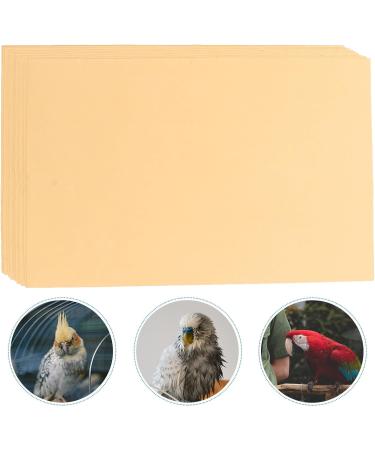 UKCOCO Bird Cage Sandpaper - 10 Sheets Gravel Paper Liner for Parrot Cages - Random Color - Bird Cage Accessories - Buy Online on GoSupps.com