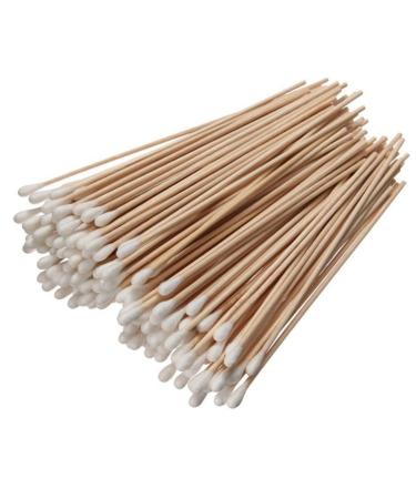 Ungfu Mall 200Pcs Ear Buds Cotton Tonsil Stone Remover Long Wood Handle Cotton Swab Ear Cleaner Ear Wax Removal Applicator Medical Swabs Ear Cotton Buds Sanitary Round Cotton Tip Cosmetic Tool