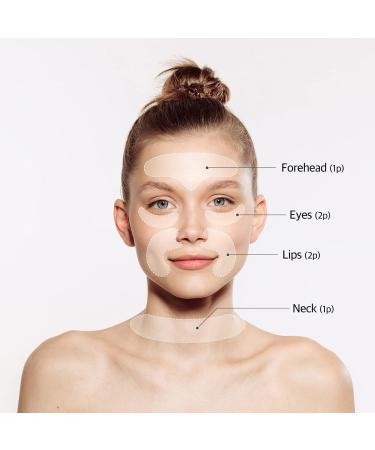 Anti-Wrinkle Silicone Gel Patch - Reusable Facial Smoothing Patches for Eyes Forehead & Neck | International Shipping - Buy Online on GoSupps.com