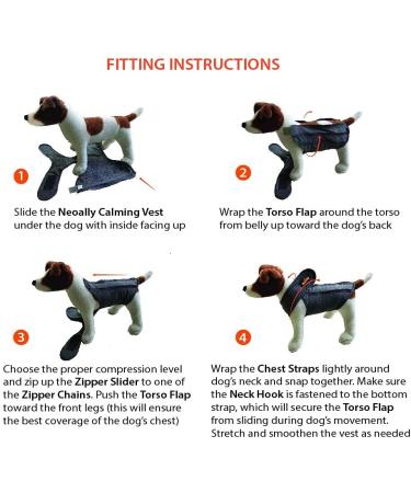 Neoally X-Large Dog Anxiety Calming Vest with Adjustable Compression - Stress Relief for Dogs and Cats - Buy Online on GoSupps.com