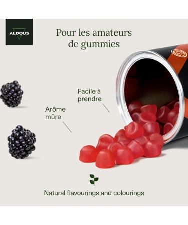 Multivitamin & Mineral Gummies | 120 Natural Blackberry Flavor Gummies | 12 Vitamins and Minerals | Vitamins C D B12 E A B6 B5 Biotin Folic Acid Zinc Iodine Choline - Buy Online on GoSupps.com