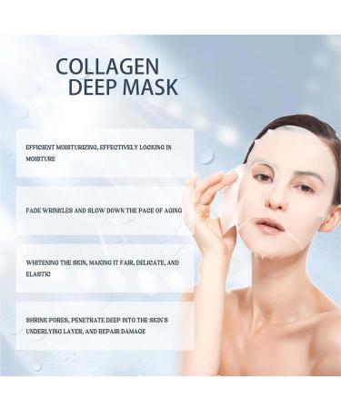 SHEBEEDO Collagen Mask - Collagen Face Mask - Collagen Face Mask for Skin Care - Face Masks Skincare Deep Mask - Face Masks Beauty Sheet Masks - Overnight Face Mask Collagen Mask Sheet (5) - Buy Online on GoSupps.com