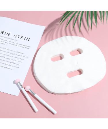 100pcs Disposable Pure Cotton Face Mask Sheets - Ultra-Thin DIY Cosmetic Care for Glowing Skin - Buy Online on GoSupps.com