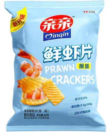  WSYLS Crispy and delicious golden shrimp chips 40g* 2 BBQ flavor/original flavor - Buy Online on GoSupps.com