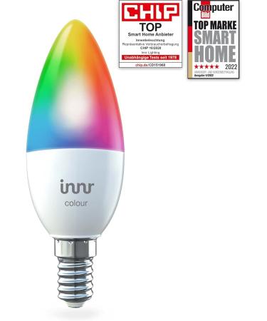 Innr Zigbee E14 LED Candle Bulb - Smart RGB Dimmable Light Works with Alexa & Google - 1-Pack - Buy Online on GoSupps.com