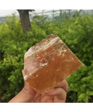 Crystal Rough Natural Crystal Rough Natural Dark Yellow Calcite Rough Stone Reiki Gemstone Crystal for Home Decor - Buy Online on GoSupps.com