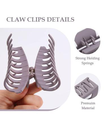 10 PCS Large Hair Claw Clips for Women - Strong Hold Matte Banana Clips for Thick & Thin Hair - 4.1 Inches Rectangle Barrettes - Buy Online on GoSupps.com