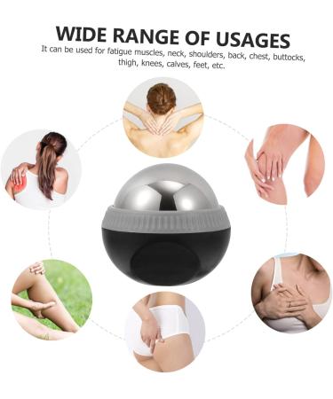 Magiclulu Stainless Steel Massage Ball - Hot & Cold Roller for Yoga & Muscle Relaxation | 1stk Multifunctional Fitness Tool - Buy Online on GoSupps.com