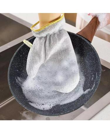 2024 New Wire Dishwashing Gloves Kitchen Cleaning Gloves Steel Wire Dishwashing Gloves Waterproof Kitchen Gloves 2pcs - Buy Online on GoSupps.com