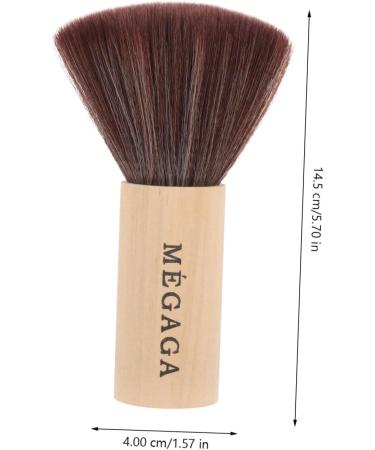 Beaupretty Record Cleaning Brush Short Handle Brush Cheekbone Blusher Face Brush Powder Brush Short Handle Makeup Brush Women Facial Brush Miss Make up Wooden Handle Foundation - Buy Online on GoSupps.com