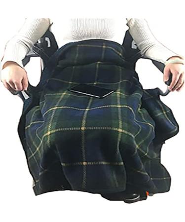 Doublelayer Extra Soft Super Warm Tartan Shawl Plush Throw Blanket Scarf Neck Shoulder Blanket Pad for Kids Teens Adults C 80*130cm - Buy Online on GoSupps.com