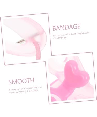 NOLITOY 12 Sets Eyebrow Aid Handheld Eyebrow Stencil Household Eyebrow Tool Travel Replaceable Supplies 12X11X8CMx4pcs Pinkx4pcs - Buy Online on GoSupps.com