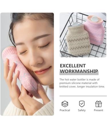 Buy Handwarmer Heat Pack Set - Thermal Bottle & Mini Heating Pillow | Explosion-Protected Silicone Heat Packs for Kids - Pink - Buy Online on GoSupps.com