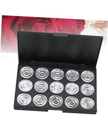 Outanaya 15 Eyeshadow Case Empty Cosmetic Travel Makeup Case Cosmetic Cases for Traveling Empty Makeup Silver - Buy Online on GoSupps.com
