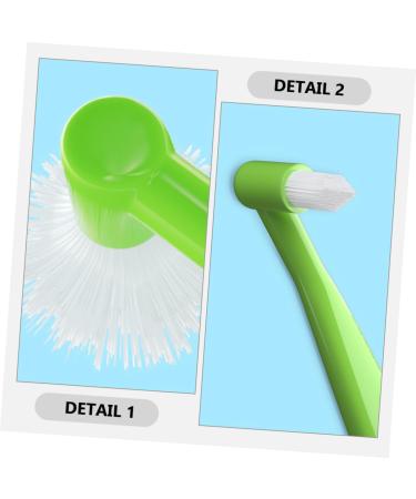 Buy Homsfou Travel Toothbrush Set - 4 Double-Sided Ergonomic Toothbrushes for Wisdom Teeth & Detail Cleaning | International Shipping - Buy Online on GoSupps.com