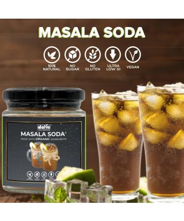  d alive Masala Soda Instant Drink Premix Sugar-free 100% Natural Ultra-Low Gi Vegan Diabetes and Keto-friendly No Emulsifier and Tasty Packed in Glass Jars (3.8 Oz) - Buy Online on GoSupps.com