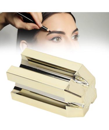 Eyebrow Pencil Sharpener 4 in 1 Eyebrow Pencil Sharpener Multifunctional Portable Eyebrow Cosmetic Sharpening Auxiliary Tool Gold - Buy Online on GoSupps.com