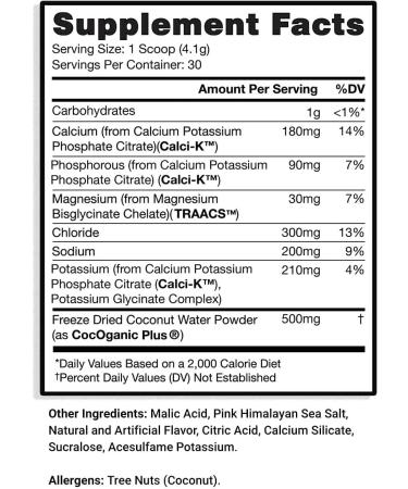 Hydrate Powder Candy Watermelon CoffeeOverCardio (30 Servings) - Hydration Supplement  Electrolyte Powder  Sugar Free  Keto Friendly  with Pink Himalayan Salt and CocOganic Coconut Water - Buy Online on GoSupps.com