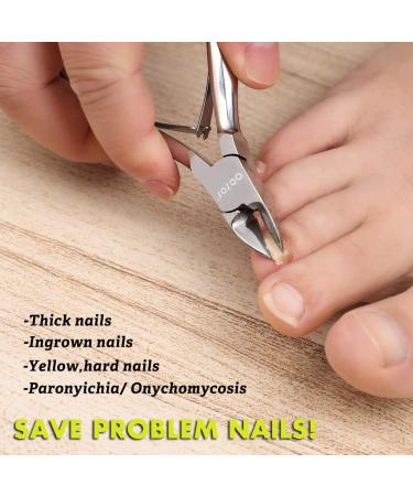 BEZOX Portable Nail Clipper - Surgical Stainless Steel Toenail Clippers for Thick Nails - Buy Online on GoSupps.com