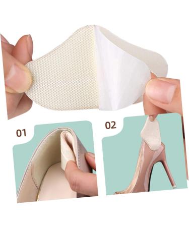 FRCOLOR High Heel Stickers - Self-Adhesive Cushion Pads & Grips for Foot Comfort | Replaceable Heel Inserts for Women - International Shipping Available - Buy Online on GoSupps.com