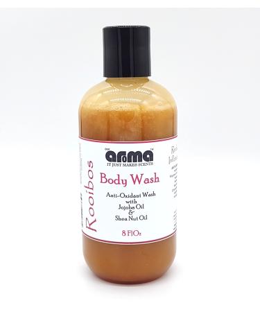 Our Aroma Rooibos Tea Infused Shower Gel - Body Wash with Jojoba & Shea Nut Oil for Men and Women