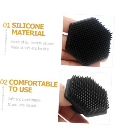 MERRYHAPY Silicone Face Brush Face Cleaner Brush Body Scrubber Deep Cleaning Facial Brush Face Wash Brush Face Washing Brush Handheld Face Scrubbers Home Facial Brush Face Tools - Buy Online on GoSupps.com