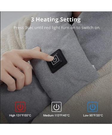 Buy Nuzufy Heating Scarf & Rechargeable Neck Heating Pillow - Relief for Neck Pain | International Shipping Available - Buy Online on GoSupps.com