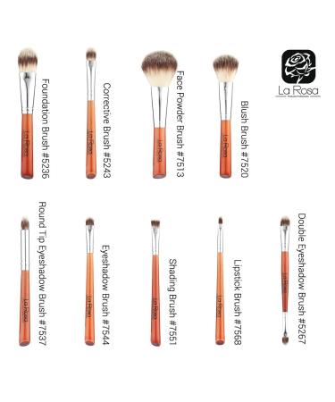 La Rosa Thin Foundation Brush Flat Top - Perfect for Flawless Makeup Application | International Shipping Available - Buy Online on GoSupps.com