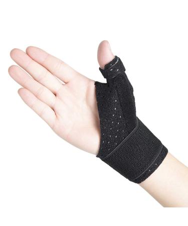 Reversible Thumb & Wrist Stabilizer Splint for BlackBerry Thumb Trigger Finger Pain Relief Arthritis Tendonitis Sprained Carpal Tunnel Stable Lightweight Breathable