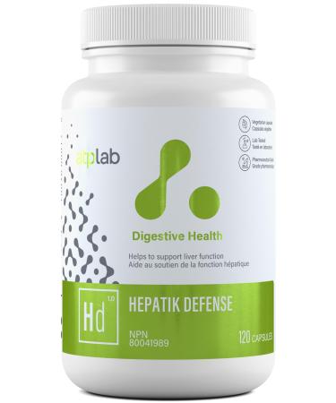 ATP LAB | Hepatik Defense 120 caps | Helps to Support Liver Function with a Highly Concentrated Liver detoxification Formula