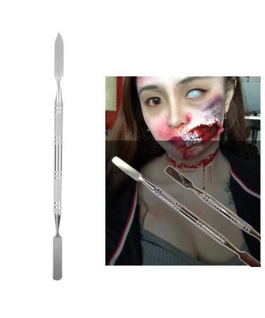Universal Stainless Steel Skin Wax Knife - Double-Sided Applicator for Special Effects Makeup & Sculpting - Buy Online on GoSupps.com
