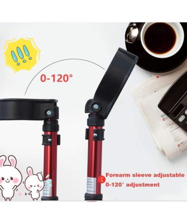 Armpit Crutches Foldable Aluminum Forearm Crutches for Adults and Teenagers Ergonomic Lightweight Adjustable Handles Comfortable Grips (Fuchsia) (Fuchsia) Warm as Ever - Buy Online on GoSupps.com