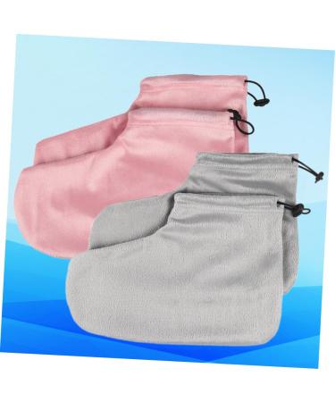 Mikinona 2 Pair Thermal Insulation Foot Cover Light Beauty Salon Atletefoot Treatment Wax Foot Covers Moisturizing Foot Bags Cotton Foot Strap Heat-retainting Foot Cover - Buy Online on GoSupps.com