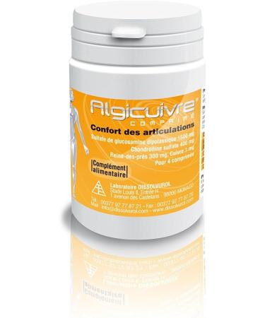 Dissolvurol - Algicuivre - COMFORT TENDONS and JOINTS - 2 MONTHS Treatment - Pack of 2 Boxes of 120 Tablets - Buy Online on GoSupps.com