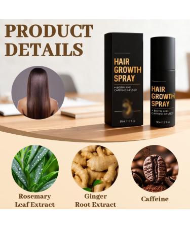 QOCUILC Hair care serum with rosemary and castor oil halo growth nourishing formula for men and women 60 ml - Buy Online on GoSupps.com