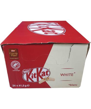  KitKat Nestl KitKat White 41 g - Pack of 24 - Buy Online on GoSupps.com