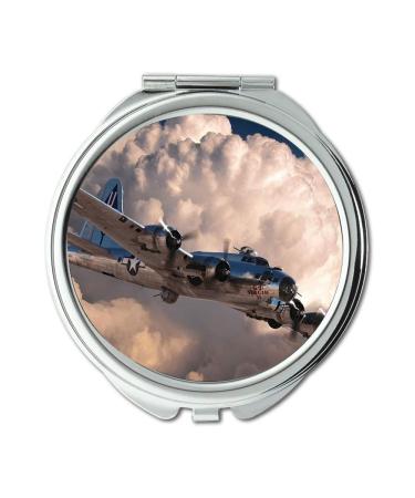 World war aircraft Mirror Compact Mirror fighter guide pathfinder pocket mirror portable mirror