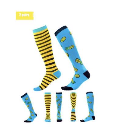ZLYJ compression stockings for women men compression socks running socks thrombosis stockings ideal for sports running cycling flight DM