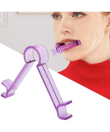 Shakven Double Chin Exerciser Face Neck Toning Exerciser Face Slimming Trainer Tool for Women and Men Double Chin Exercise Device for Lift Skin Purple - Buy Online on GoSupps.com