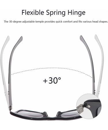 Devirld Polarized Bifocal Reading Glasses for Men & Women - UV400 Protection Spring Hinge Anti-Glare Outdoor Sunglasses - 2.0x Magnification - Buy Online on GoSupps.com
