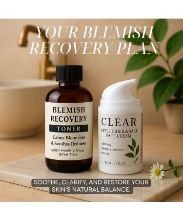 Nature Skin Shop Blemish Recovery Toner with Tea Tree & CICA - 4.5 Ounces - Facial Tonic for Acne Prone Oily & Sensitive Skin - Calms Redness & Soothes Post-Blemish Irritation - Alcohol-Free - Buy Online on GoSupps.com