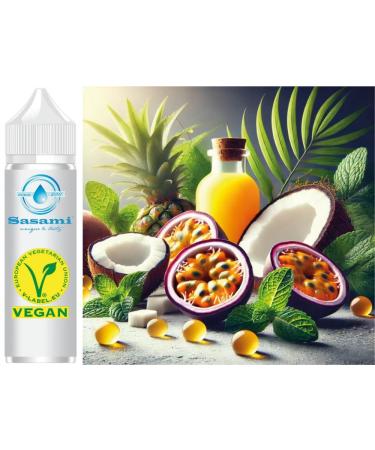 Tropic Whisper Passion Fruit Coconut & Mint Flavor Concentrate Vegan Sasami 100ml