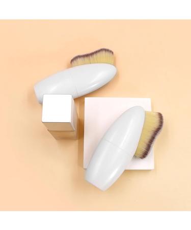 Foundation Brush 2 Pieces Soft Bristles Comfortable Handle Professional Face Makeup Brush for BB Cream Powder Cosmetic Tool - Buy Online on GoSupps.com