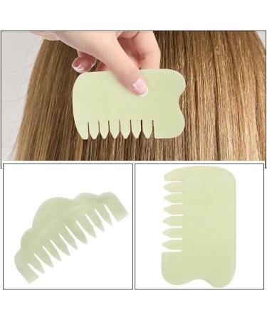 UthClo 2-St Jade Kamm - Premium Head Massage Device & Scalp Scraping Comb for Relaxation | International Shipping - Buy Online on GoSupps.com