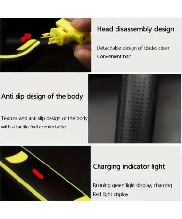 Mens Hair Clippers Electric 600mah Hair Cutter with 4 Limit Comb Men Electric Shavers | Rechargeable Electric Shaver | Men's Grooming Tool with Rechargeable Battery Trimming - Buy Online on GoSupps.com
