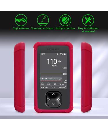 Buy Dexcom G7 Deer Silicone Shockproof Case with AirTag - Protective Cover for G7 Receiver - YouShares (Red) - Buy Online on GoSupps.com