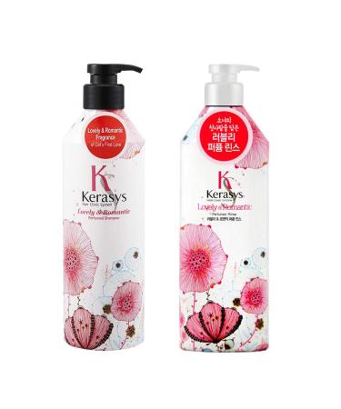 Kerasys Lovely and Romantic Perfumed Shampoo and Rinse  600ml