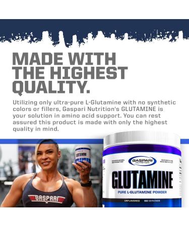Buy Gaspari Glutamine 300g - Premium Recovery Supplement for Muscle Health - Buy Online on GoSupps.com