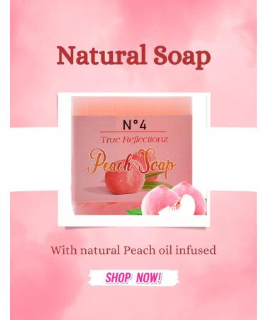 Peach Yoni Soap Bar for pH Balance and Feminine Hygiene - Handmade Organic Soap for Odor, Itchiness, and Dryness Relief - Buy Online on GoSupps.com